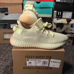 Authentic Adidas Yeezy Boost 350 Butter Size 10